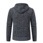 gilet homme zippé à capuche gris foncé - Vignette | monbeaugilet.com