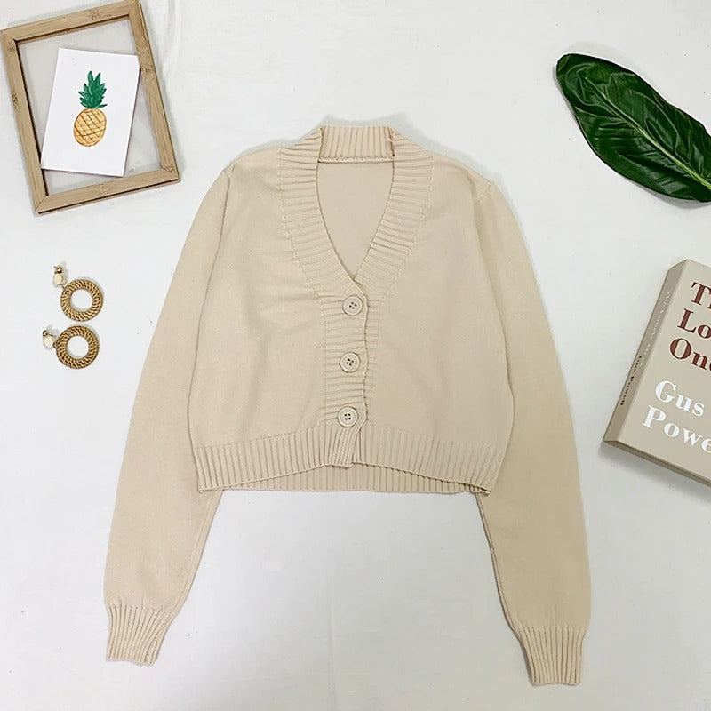 gilet beige à bouton pour femme