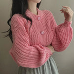 Gilet court en grosse maille - Modele Adysson - Vignette | monbeaugilet.com